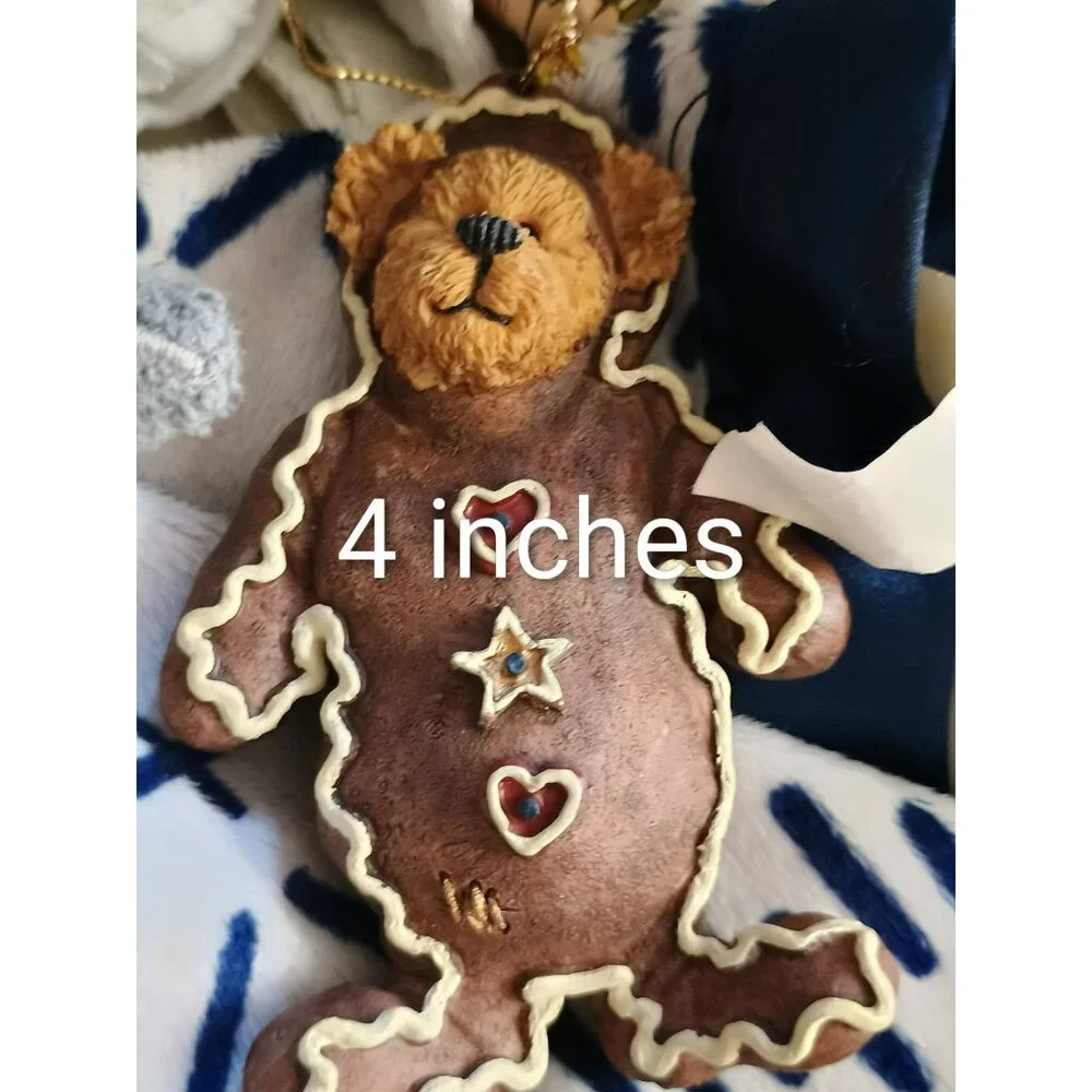Boyds Bears & Friends Christmas‎ Ornament Hansel Gingerbread Teddy Bear #25730